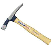 Vaughan BL16 Bricklayer Hammer, 16 oz Head, Square Head, HCS Head, 11 in OAL