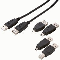 AmerTac - Zenith 5-Piece Universal 2.0 Adapters (PU1005KTB)