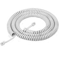 Zenith TH1025W Telephone Cord, White Sheath