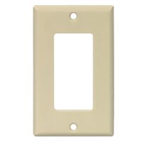 WALL PLATE STNDRD IVORY 1GANG