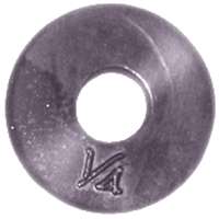 Danco 1/4 in. Dia. Rubber Faucet Washer Flat 10 pk