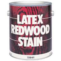 Valspar 057.7260-01.007 Latex Stain, Redwood, 1 gal