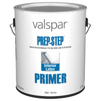Valspar Prep-Step 044.0000990.007 Latex Primer, White, 1 gal, Can