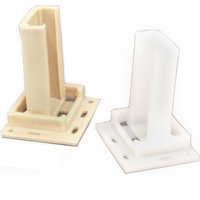 US Hardware WP-9871C Drawer Socket, Plastic, Beige/White