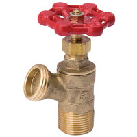 B & K ProLine Series 102-703HN Boiler Drain Valve, 1/2 in Connection, MIP, 125 psi Pressure, Brass Body