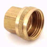 Plumb Pak PP850-65 Pp850 Swivel Garden Hose Adapter, 3/4 X 1/2 In, Fht X Fip, No Size, Brass