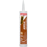 Loctite POLYSEAMSEAL 1507593 Acrylic Caulk, Clear, -5 to 170 deg F, 10 oz Cartridge