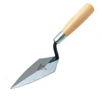 Marshalltown 45 5 Pointing Trowel, 5 in L Blade, 2-1/4 in W Blade, HCS Blade, Hardwood Handle
