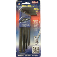 EKLIND 13609 Ball-Hex-L Key allen wrench - 9pc set Metric MM sizes 1.5-10 Long series