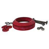 Korky 481BP Tank-to-Bowl Gasket, 3 in ID x 4-1/4 in OD Dia, Sponge Rubber, Red, For: 3 in 2-Piece Toilet Tanks
