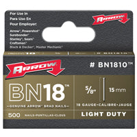 NAILS BRAD PNEU BROWN 5/8IN