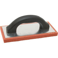 MARSHALLTOWN The Premier Line 38 Drywall & Plastering Rubber Float 9 X 4 X 5/8 Fine Cell Red