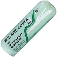 Linzer RR 950 Paint Roller Cover, 1/2 in Thick Nap, 9 in L, Fabric Cover, Green