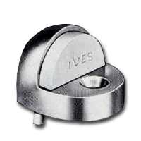 Ives by Schlage 438PA28 Schlage 438-Pa28 Dome Door Stop, 1-1/4 in H, Aluminum, Gray, Grey