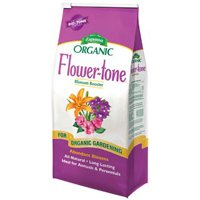 Espoma Organic Flower-tone 3-4-5 Natural & Organic Plant Food; 4 lb. Bag; Organic Fertilizer for Flowers, Annuals, Perennials & Hanging Baskets. Blossom Booster