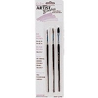 Linzer A343 Artist Paint Brush Set, Wood Handle