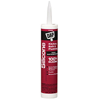DAP 08648 Sealant, Clear, 24 hr Curing, -40 to 400 deg F, 10.1 oz Tube