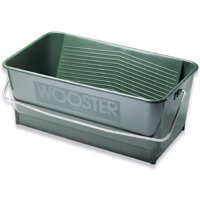 WOOSTER Wide Boy 8614 Paint Bucket, 5 gal Capacity, Polypropylene, Green, Comfort-Grip Handle