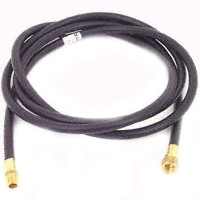 Bayou Classic 7910 LPG Hose, 1/4 in ID, 10 ft L, MNPT x FNPT Flare Swivel, Thermoplastic