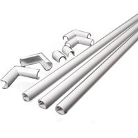 Wiremold C110 Cord Channel Kit, PVC, White