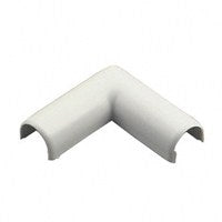Wiremold C16 Wireway Elbow, Flat, PVC, White