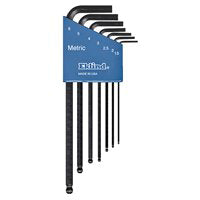 Eklind 13607 Hex Key Set, 7-Piece, Steel, Black