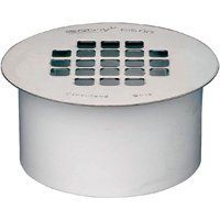 Oatey 43561 Floor Drain, PVC, For: SCH 40 DWV PVC Pipes