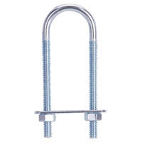Mintcraft LR343 Zinc Plated Steel - U-Bolts 1/4x1-1/8x3-1/2 (Pack of 10)