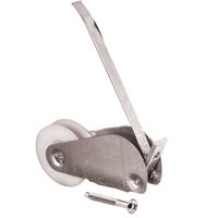 Prime-Line B 518 Roller Assembly, 1 in Dia Roller, 1/4 in W Roller, Plastic/Steel, Silver