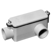 Carlon E984D-CTN Conduit Body, PVC, Gray