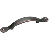 Amerock BP1590ORB Cabinet Pull, 1 in Projection, Zinc, Oil-Rubbed Bronze
