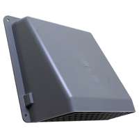 Lambro 351GR/351G Wall Cap, Plastic, Gray, For: Round Ducts