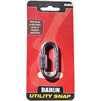 BARON C-7350T-5/16 Quick Link, 1760 lb Working Load, Steel, Zinc