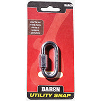 BARON C-7350T-1/4 Quick Link, 880 lb Working Load, Steel, Zinc