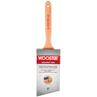 WOOSTER 4174-3 Paint Brush, 3 in W, 3-3/16 in L Bristle, Nylon/Polyester Bristle, Sash Handle