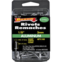Arrow RSA1/8IP Short Aluminum 1/8-Inch Rivets, 100-Pack