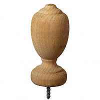 UFP 106090 Post Top, 6-1/2 in H, Traditional, Pine, White
