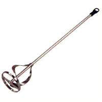 Vulcan 151003L Max Mud Mixer, 16-1/4 in OAL, 5/16 in Dia Shaft, Steel, Nickel-Plated