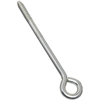 National Hardware N220-715 2150BC Lag Screw Eye in Zinc plated 3/8" x 8"