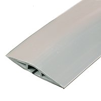 Wiremold CDG-5 Cord Protector, 5 ft L, 2-1/2 in W, Rubber, Gray