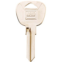 Hy-Ko Key Blank BMW Ez# Bmw3 Single Sided Nkl Platd BRS 10 Pc/Bag