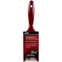 Linzer 1125-2.5 Paint Brush, 2-1/2 in W, 3 in L Bristle, Polyester Bristle, Varnish Handle