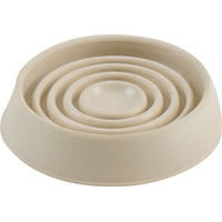 Shepherd Hardware 9165 Caster Cup, Rubber, Off-White