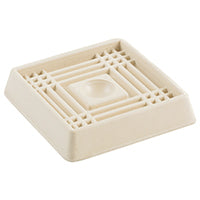 Shepherd Hardware 9166 2-Inch Square Rubber Furniture Cups, 4-Pack