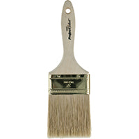 Linzer IMPACT 18325-2 Paint Brush, 3 in W, Chisel Trim, Wall Brush, 3-1/4 in L Bristle, Polyester Bristle, Sanded Handle