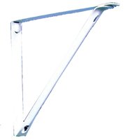 Knape & Vogt John Sterling Closet-Pro RP-0046-WT Shelf Bracket, 10-1/4 in L, 9 in H
