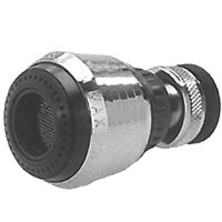 Whedon Su4f Dual Thread Swivel Spray Aerator, Chrome Plated