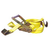 Keeper 04627 2 x 30' Ratchet Tie-Down, Flat Hks., 3,333 lbs. WLL (10,000 lbs. brk strngth)