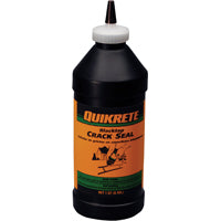 Quikrete 864005 Self-Leveling Crack Seal, Liquid, Black, Slight, 1 qt Bottle