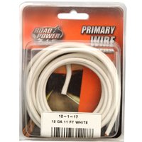 WIRE PRIM WHITE 11FT CD 12GA